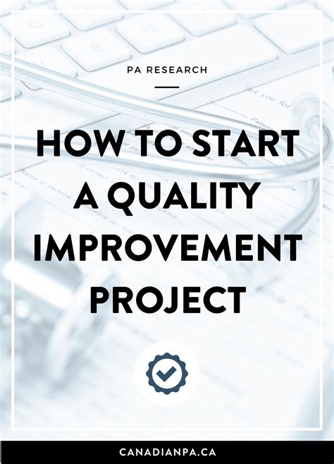 quality improvement qi projects are considered